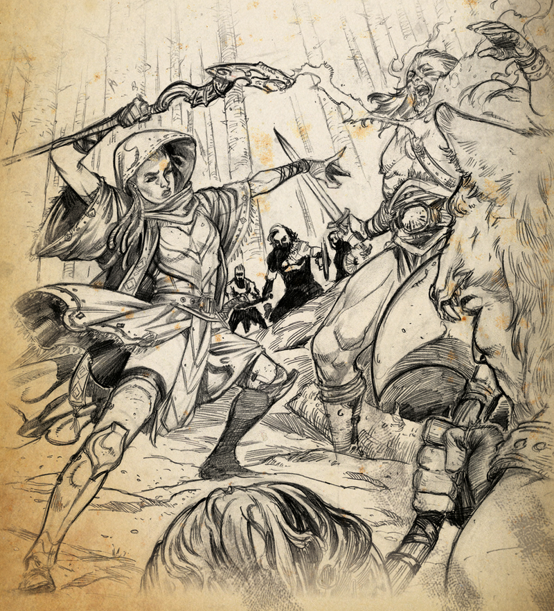 Illustration for article titled Some Sweet (Official) Elder Scrolls Sketchwork